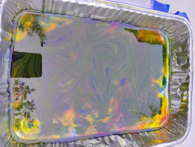 Swirled paint