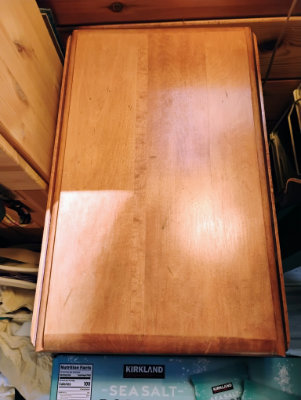 My first refinished piece of furniture